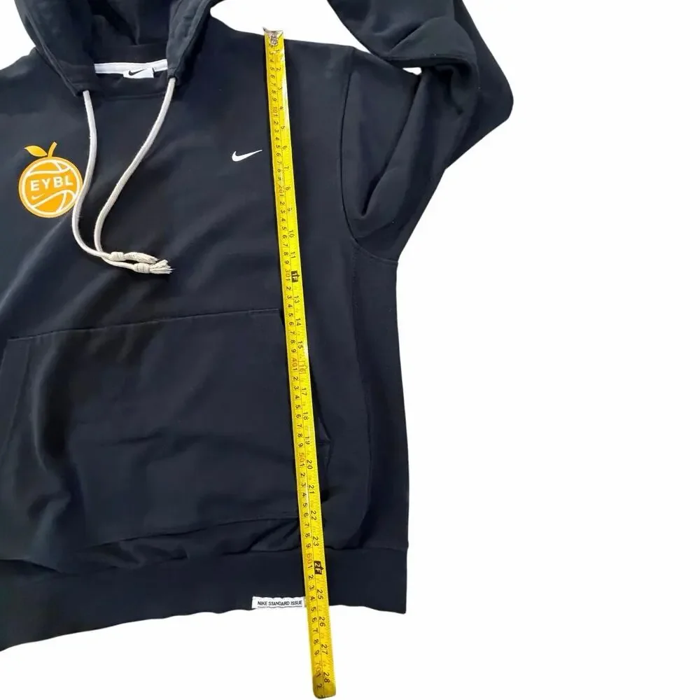 Nike EYBL Hoodie RARE Mens Medium Black Dri Fit Basketball Love Give Work EUC